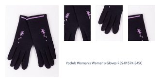 Yoclub Woman's Women's Gloves RES-0157K-345C 1