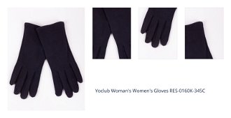 Yoclub Woman's Women's Gloves RES-0160K-345C 1