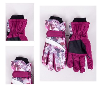 Yoclub Woman's Women's Winter Ski Gloves REN-0250K-A150 4