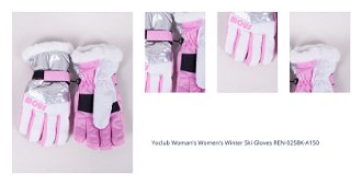 Yoclub Woman's Women's Winter Ski Gloves REN-0258K-A150 1