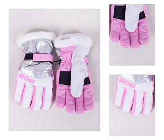 Yoclub Woman's Women's Winter Ski Gloves REN-0258K-A150 3