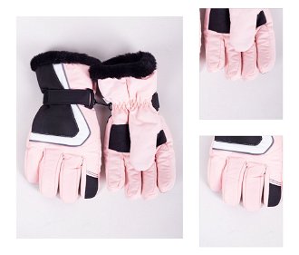 Yoclub Woman's Women's Winter Ski Gloves REN-0259K-A150 3