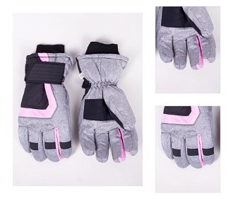 Yoclub Woman's Women's Winter Ski Gloves REN-0261K-A150 3