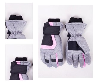 Yoclub Woman's Women's Winter Ski Gloves REN-0261K-A150 4