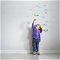 Yokodesign Nálepka na stenu - detský meter lietadlo