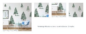 Yokodesign Nálepka na stenu - Lesné kráľovstvo - Zimný les 1