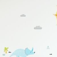 Nálepka na stenu - Pastelové dinosaury 6