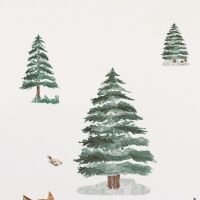 Nálepky na stenu - Lesné kráľovstvo - Zvieratká s líškou veľkosť: maxi - XL 6