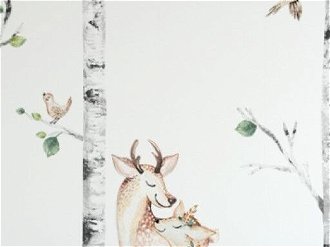Set - nálepky tri brezy, jeleň s mláďátkom, jelenček 5