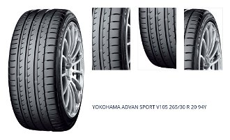 YOKOHAMA 265/30 R 20 94Y ADVAN_SPORT_V105 TL XL RPB 1