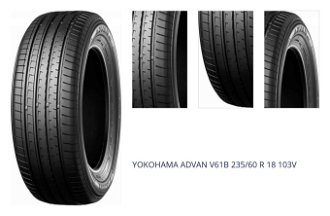 YOKOHAMA 235/60 R 18 103V ADVAN_V61B TL RHD 1