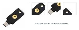 YubiKey 5C NFC USB-C kľúč pre hardvérovú autentifikáciu 1