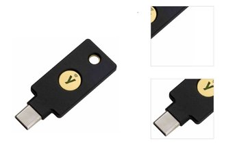 YubiKey 5C NFC USB-C kľúč pre hardvérovú autentifikáciu 3
