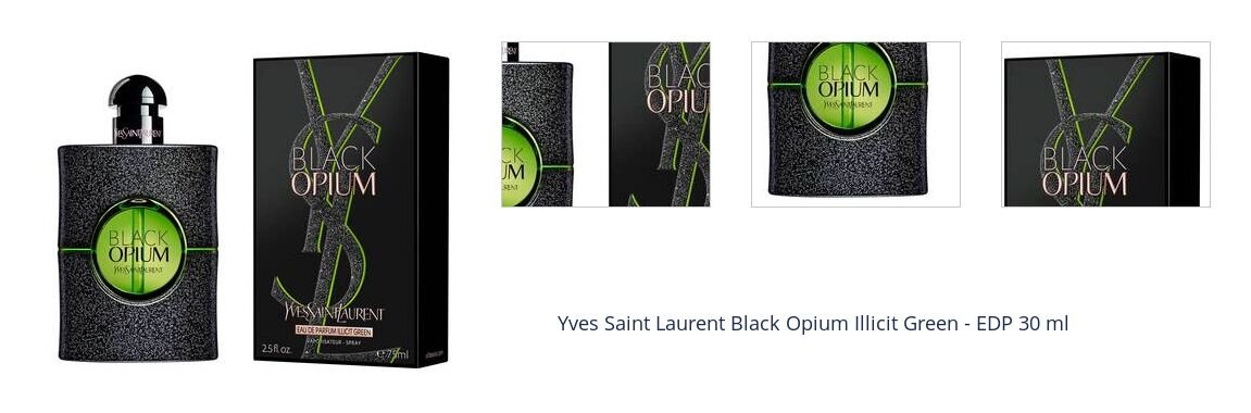 Yves Saint Laurent Black Opium Illicit Green - EDP 30 ml 1