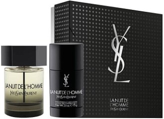 Yves Saint Laurent La Nuit De L` Homme - EDT 100 ml + tuhý dezodorant 75 ml