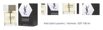 Yves Saint Laurent L´Homme - EDT 100 ml 1