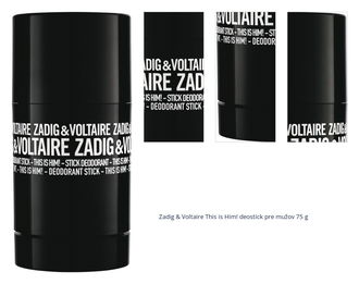 Zadig & Voltaire THIS IS HIM! deostick pre mužov 75 g 1