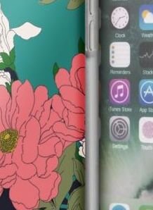 Zadný kryt Guess Flower Shiny N.1 pre iPhone SE/8/7, čierny 5