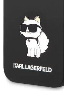 Zadný kryt Karl Lagerfeld Liquid Silicone Choupette NFT pre Apple iPhone 14 Pro, čierne 8