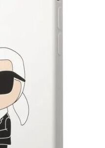 Zadný kryt Karl Lagerfeld Liquid Silicone Ikonik NFT pre Apple iPhone 12/12 Pro, biele 5