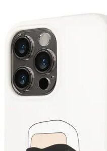 Zadný kryt Karl Lagerfeld Liquid Silicone Ikonik NFT pre Apple iPhone 13 Pro Max, biele 6