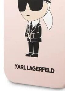 Zadný kryt Karl Lagerfeld Liquid Silicone Ikonik NFT pre Apple iPhone 13, ružová 8