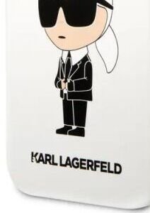 Zadný kryt Karl Lagerfeld Liquid Silicone Ikonik NFT pre Apple iPhone 14 Plus, biela 8