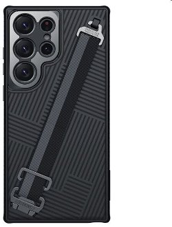 Zadný kryt Nillkin Strap pre Samsung Galaxy S23 Ultra, čierna
