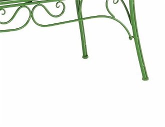 Záhradná lavička Etelia - zelená 9