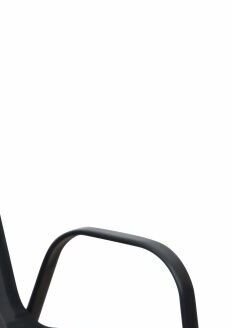 Záhradná stolička Aldera - tmavosivá / čierna 7