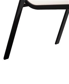 Záhradná stolička Arkadia - čierna / béžová 8