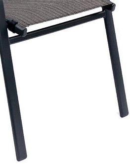 Záhradná stolička Arkadia - grafit / sivohnedá 9
