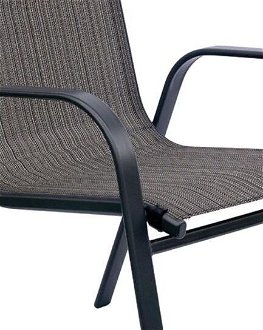 Záhradná stolička Arkadia - grafit / sivohnedá 5