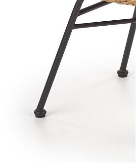 Záhradná stolička K400 - prírodná / sivá / čierna 8