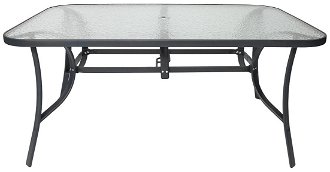 Záhradný stôl L150 - čierna 2
