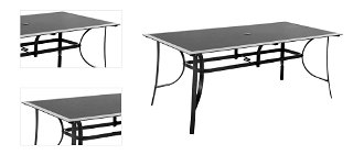 Záhradný stôl M150 - čierna 4