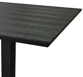 Záhradný stôl Verneda čierny 70x70 7