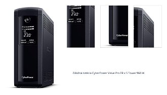 CyberPower Value Pro FR x 5 Tower 960 W záložná batéria 1