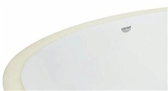 Zápustné umývadlo Grohe Bau Ceramic 56x42 cm alpská biela bez otvoru pre batériu 39423000 6