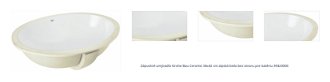 Zápustné umývadlo Grohe Bau Ceramic 56x42 cm alpská biela bez otvoru pre batériu 39423000 1