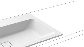 Zápustné umývadlo Kaldewei Cono 3081 90x50 cm alpská biela bez otvoru pre batériu, bez prepadu 901706003001 7