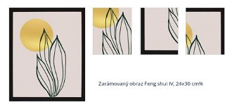 Zarámovaný obraz Feng shui IV, 24x30 cm% 1