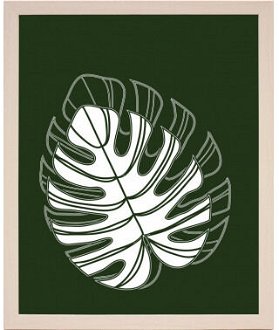 Zarámovaný obraz Tropický list, 24x30 cm%