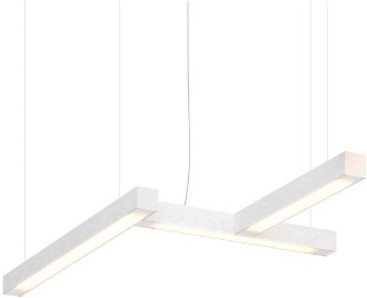 Závesné svetlo LED40 tvar 4, viac variantov - TUNTO Model: dub, bíle mořený