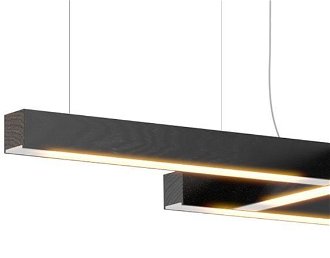 Závesné svetlo LED40 tvar 4, viac variantov - TUNTO Model: dub, černě mořený 8