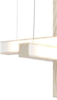 Závesné svetlo LED40 tvar kríž, viac variantov - TUNTO Model: bílý jasan, olejový vosk 8