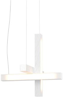 Závesné svetlo LED40 tvar kríž, viac variantov - TUNTO Model: dub, bíle mořený