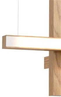 Závesné svetlo LED40 tvar kríž, viac variantov - TUNTO Model: přírodní dub 8