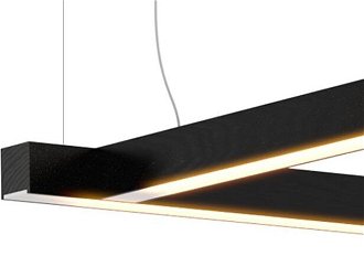 Závesné svetlo LED40 tvar L, viac variantov - TUNTO Model: dub, černě mořený 8
