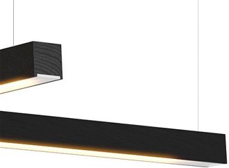 Závesné svetlo LED40 tvar L, viac variantov - TUNTO Model: dub, černě mořený 9